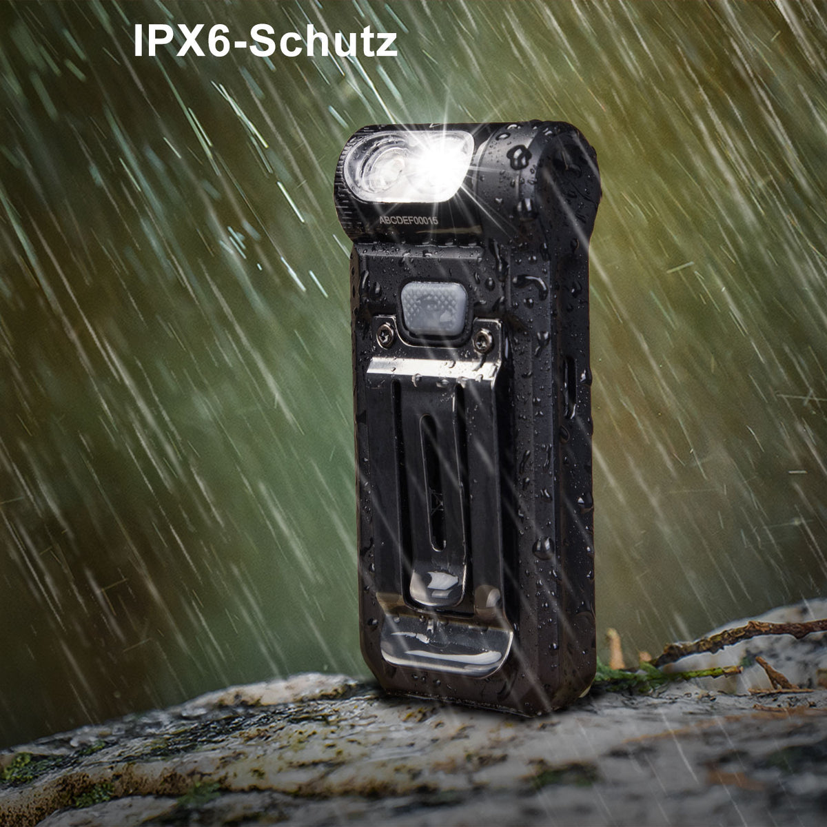 Fenix SW05R-RED LED Taschenlampe 150 Lumen Weißlicht + Rotlicht USB-C schwarz (B-Ware)