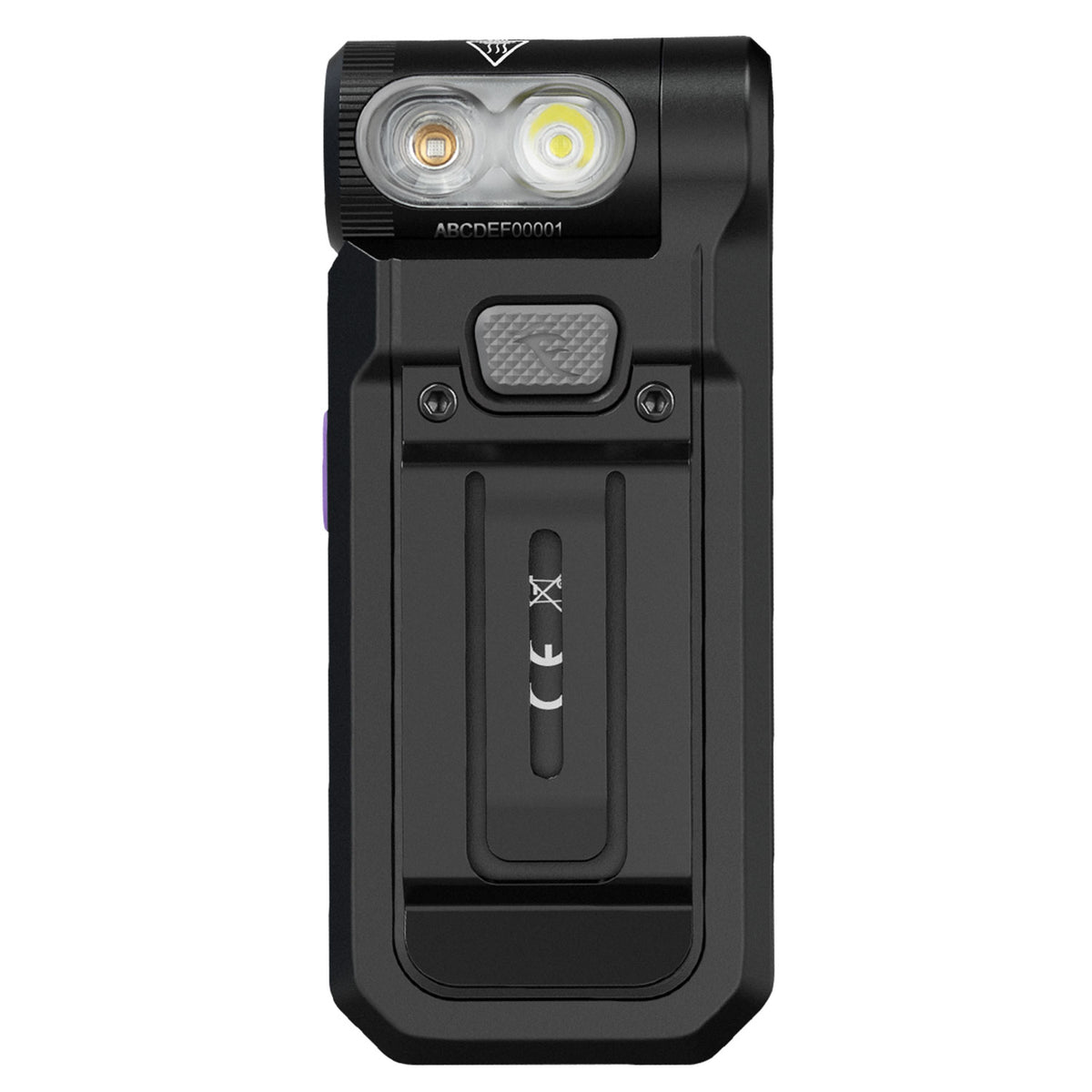Fenix SW05R-UV LED Taschenlampe 150 Lumen Weißlicht + UV-Licht mit Clip & Magnet – Detailansicht
