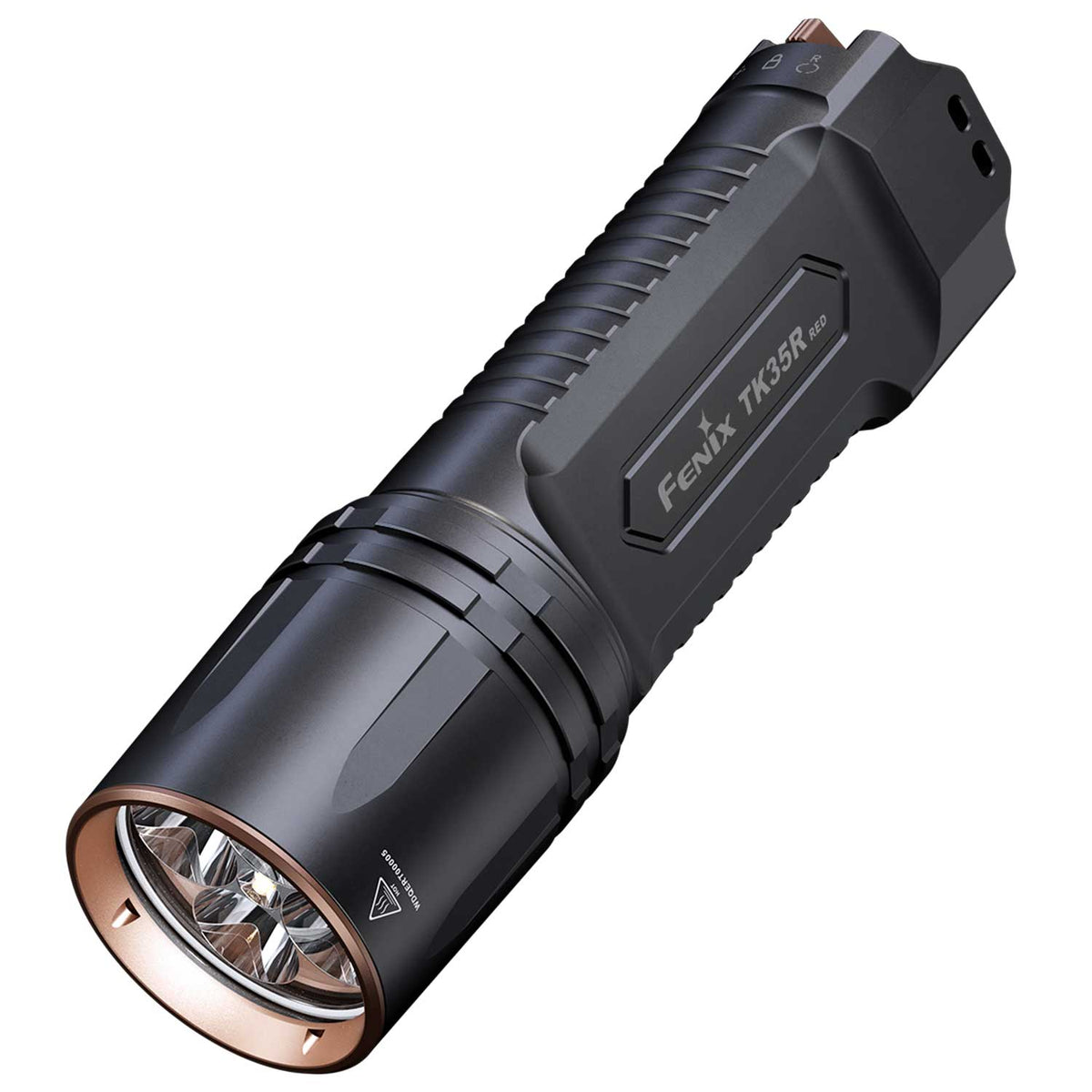Fenix TK35R RED – Jagd Taschenlampe mit Rotlicht & Weißlicht 5800 Lumen Akku & USB-C – Detailansicht