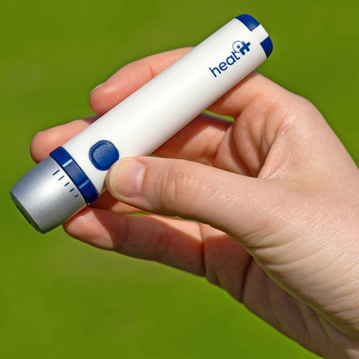 heat it unplug – Insektenstichheiler – Heatit in der hand