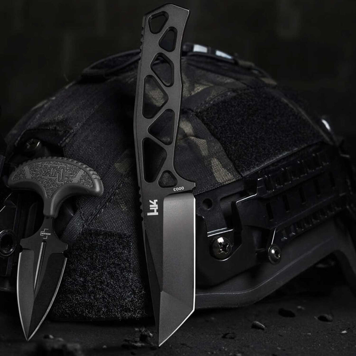 Heckler & Koch FX01 – Taktisches Einsatzmesser mit Kydexscheide