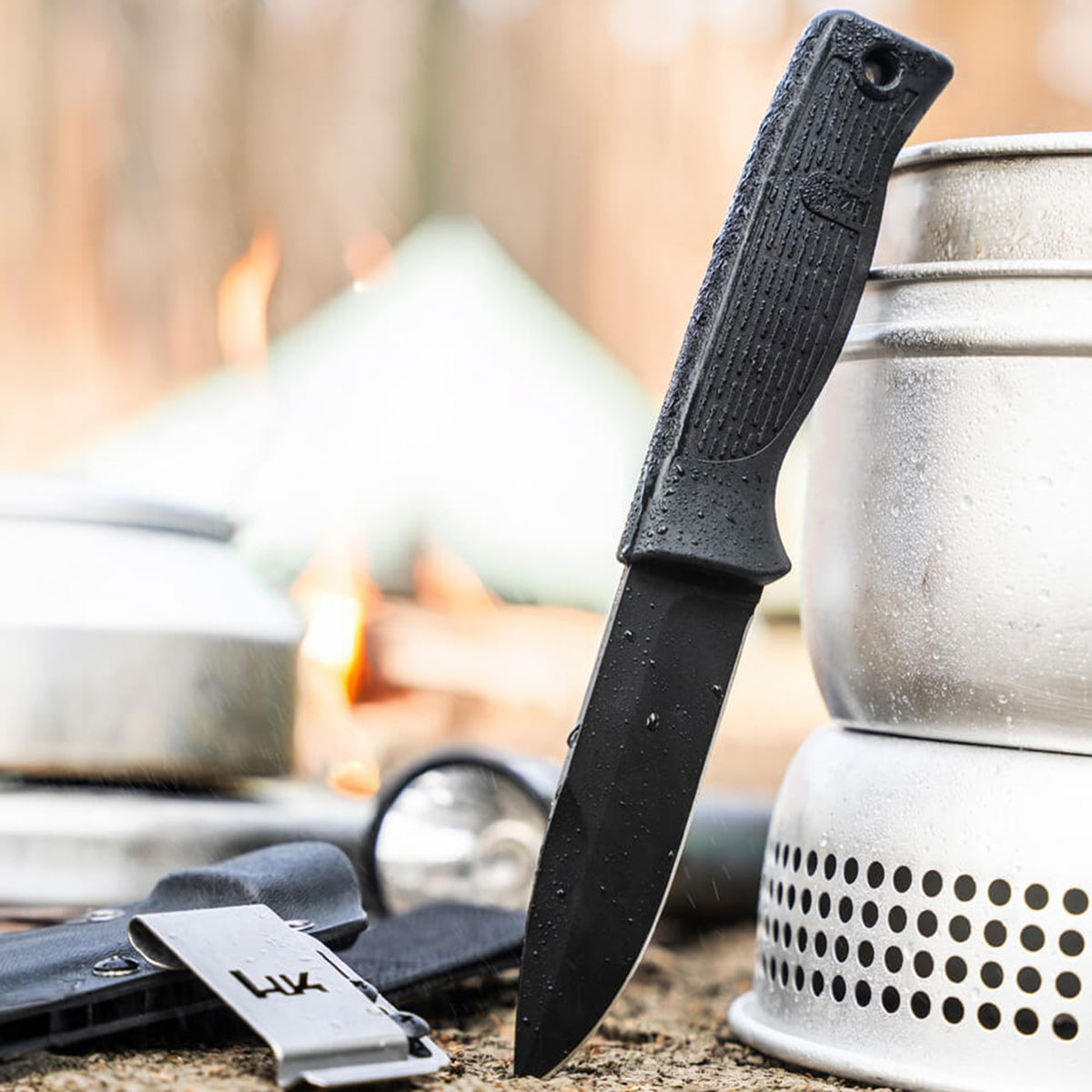 Heckler & Koch MP7 Personal Duty Knife Einsatzmesser mit feststehender Klinge und Kydexscheide