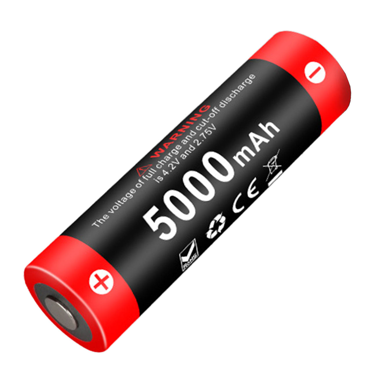 Klarus 21GT-50 Li-Ion Akku 21700 3,6V 5000mAh 15A Schutzschaltung inkl. Etui