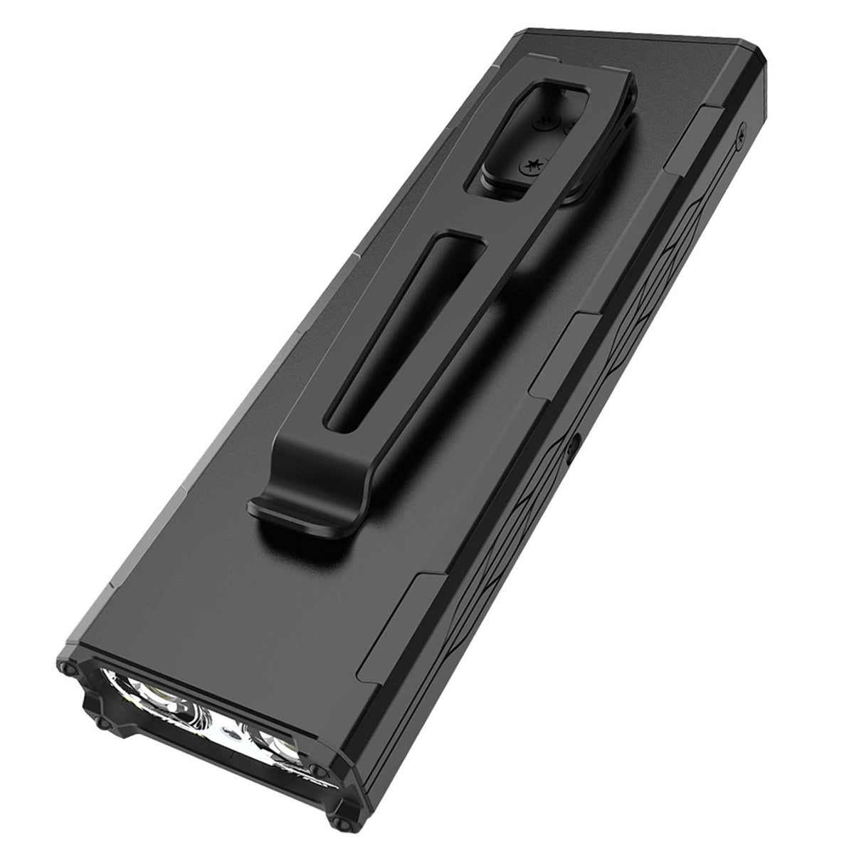 Klarus FlatTac X2 – flache EDC-Taschenlampe mit 3000 Lumen, OLED Display, USB-C – Detailansicht