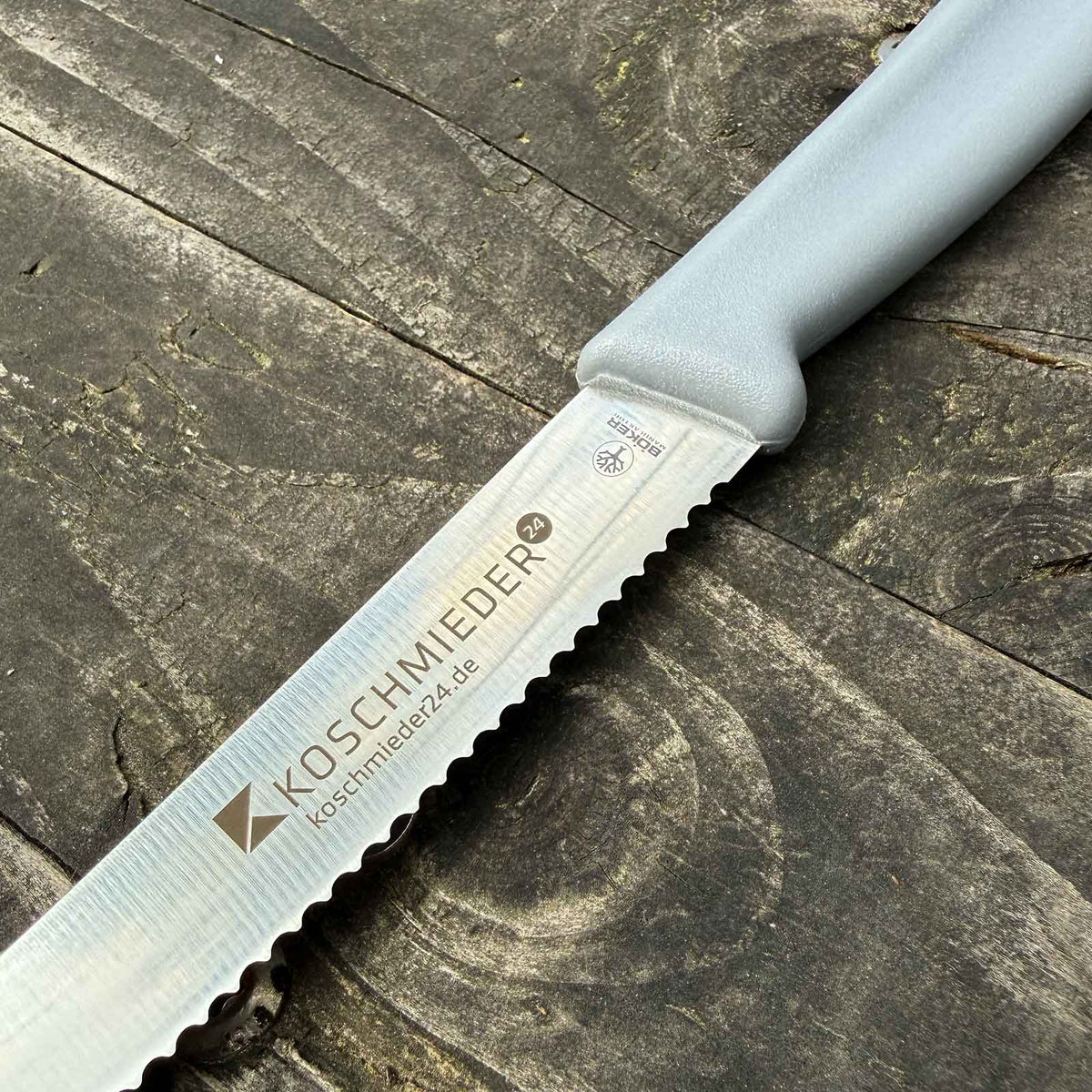 Koschmieder24 Brötchenmesser – Scharfes Allzweckmesser - Ansicht Detail Klinge