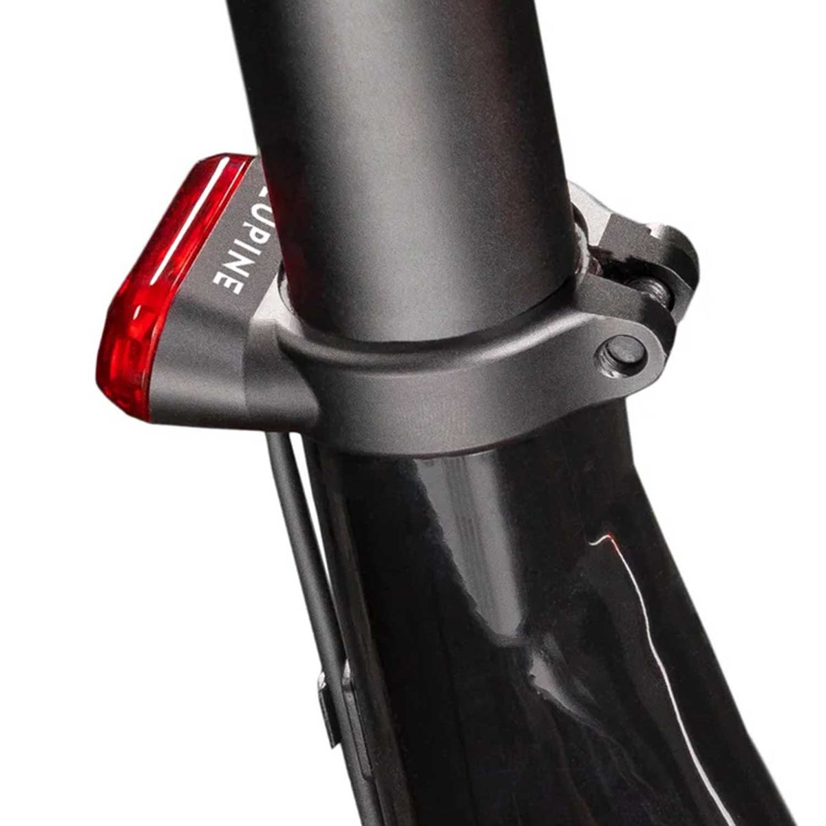 Lupine C14 E-Bike Rücklicht mit Bremslicht – Sattelklemmen-Variante – Detailansicht