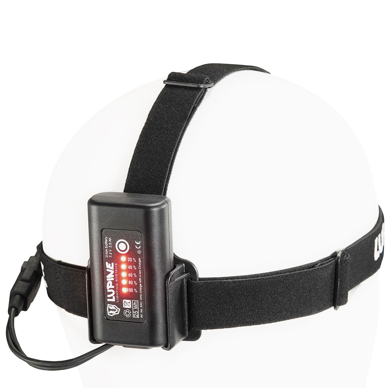 Lupine Penta Pro 4500K – 1400 Lumen Stirnlampe mit 3.5 Ah Akku (Modell 2025) – Detailansicht