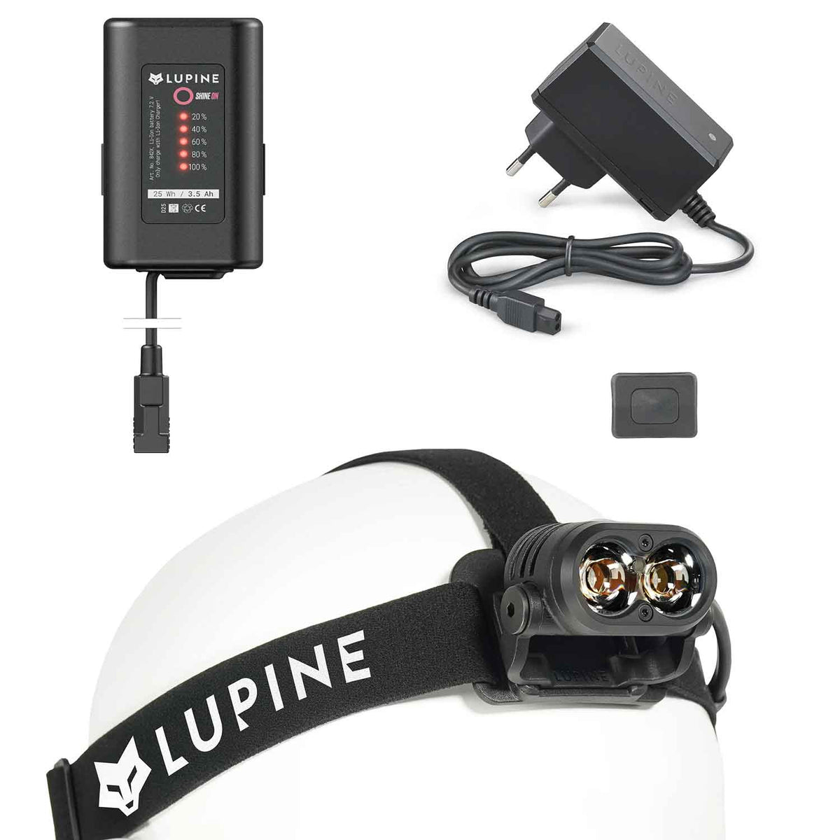 Lupine Piko Stirnlampe mit 3.5 Ah Akku, Bluetooth & 2100 Lumen (2026)
