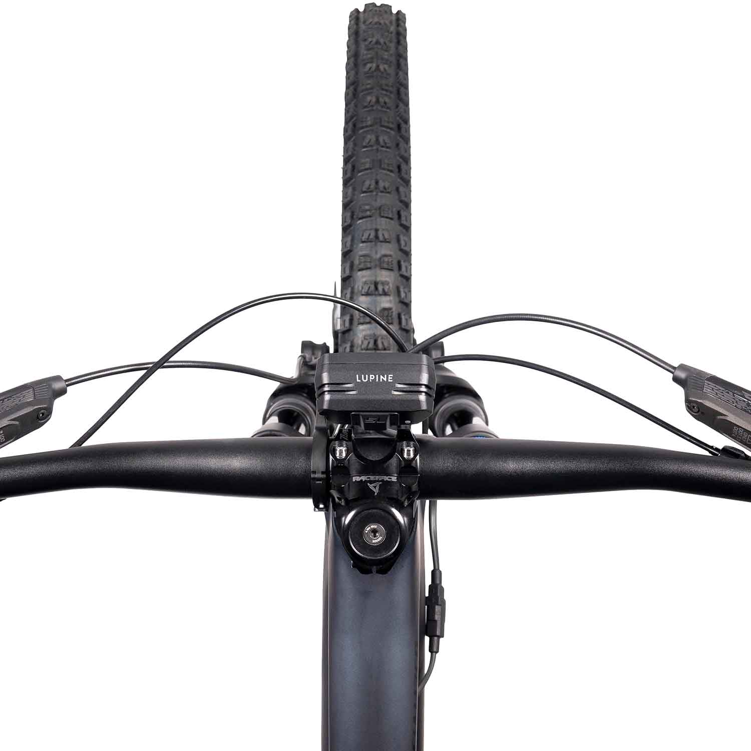 Lupine SL MiniMax AF – StVZO Frontlicht mit Fernlicht, 2400 lm, 6.9 Ah Akku, 31,8 mm – Detailansicht