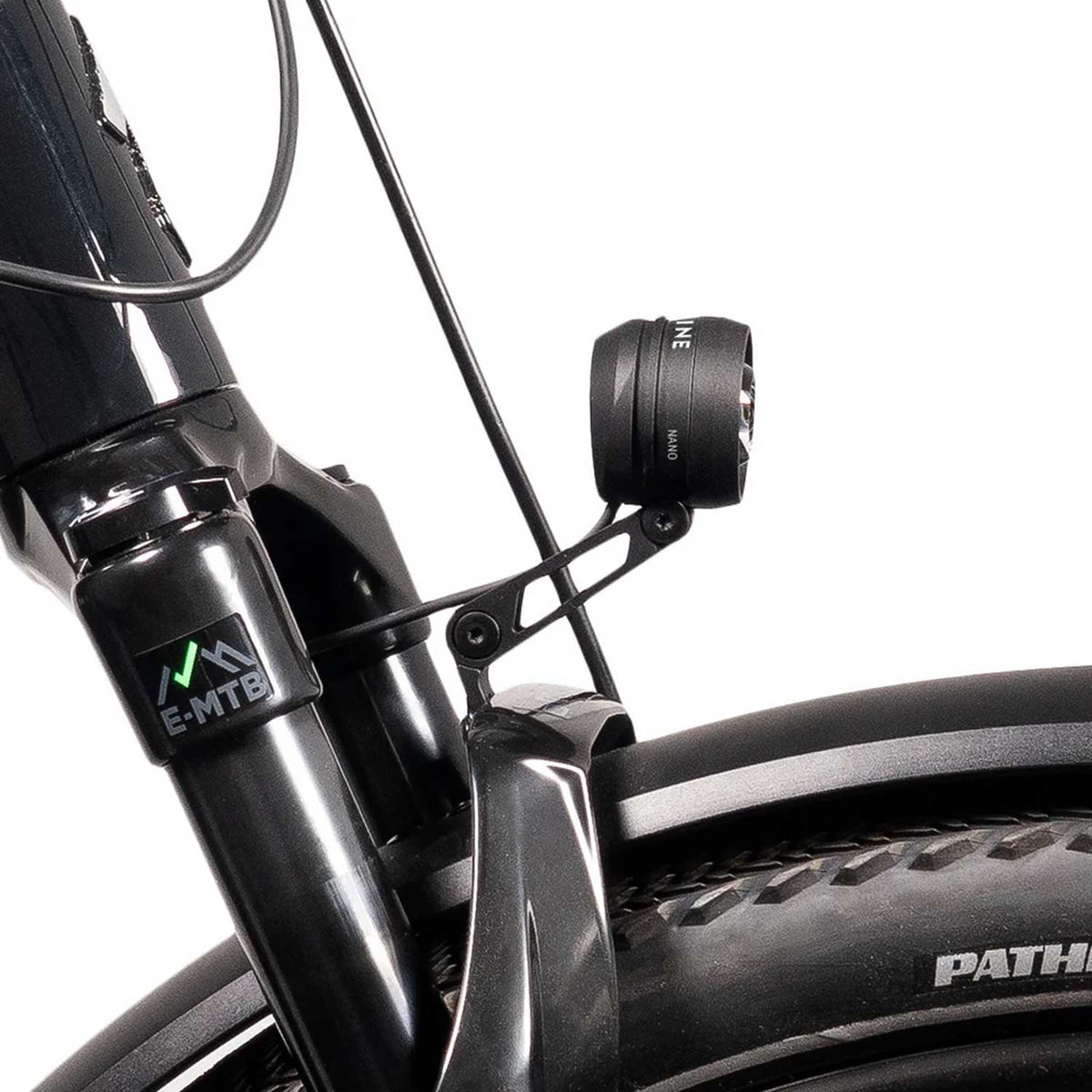 Lupine SL Nano Classic – E-Bike Frontscheinwerfer mit blendfreiem Abblendlicht – Detailansicht