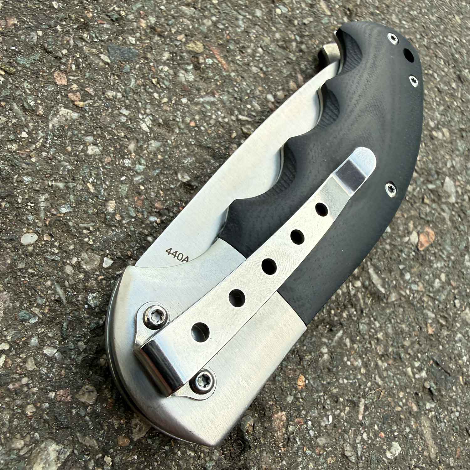 Magnum NW Skinner – Jagd Taschenmesser aus Edelstahl mit Clip – Detailansicht