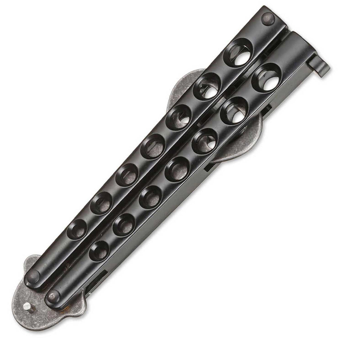 Magnum Balisong Black – Flaschenöffner im Butterfly-Look – Detailansicht