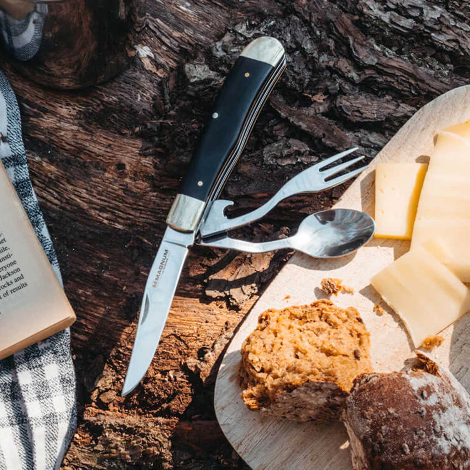 Magnum Bon Appetite – 3-in-1 Camping-Besteck für Outdoor & Reisen – Detailansicht