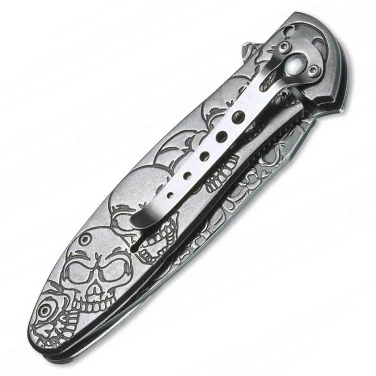Magnum Dia de los Muertos – Taschenmesser mit Totenkopfdesign – Detailansicht