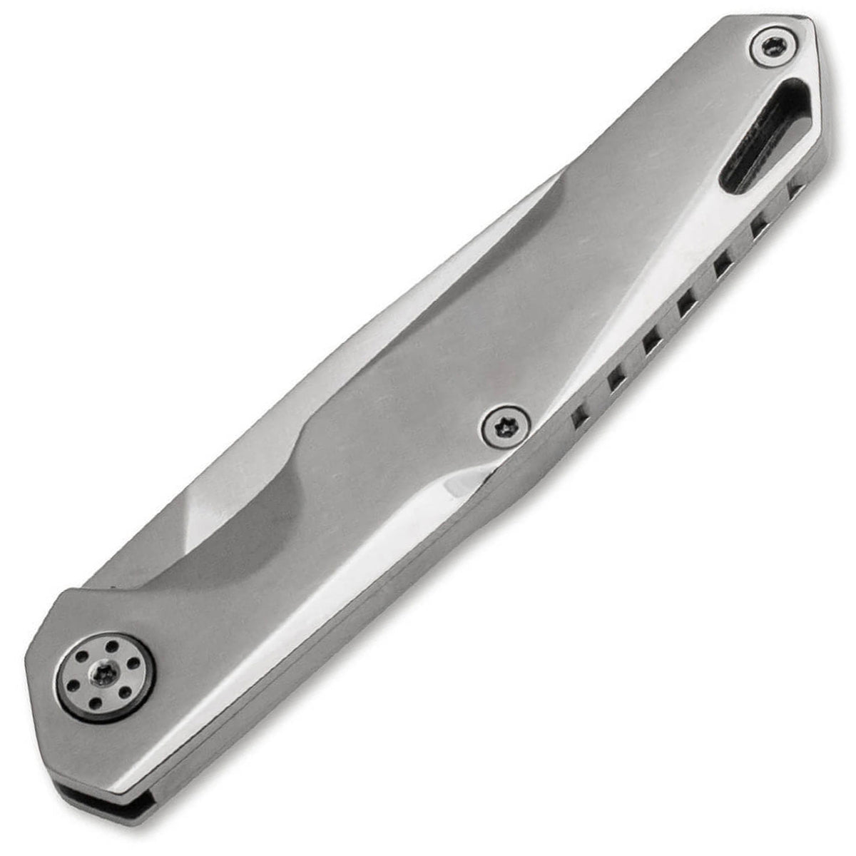 Magnum Shiny EDC – Slipjoint Taschenmesser mit Edelstahlgriff – Detailansicht
