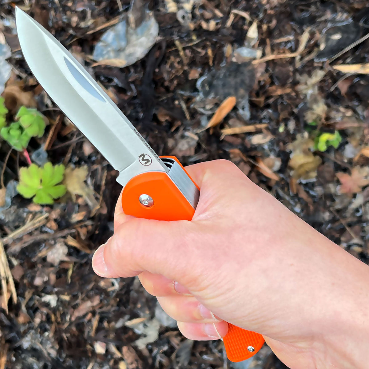 Magnum HL Triple Pocket Knife - Jagd Taschenmesser mit 2 Aufbrechklingen und Knochensäge inkl. Nylonetui – Detailansicht
