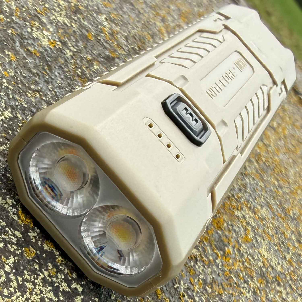 Nitecore EDC07 LED Taschenlampe Dessert Tan in braun
