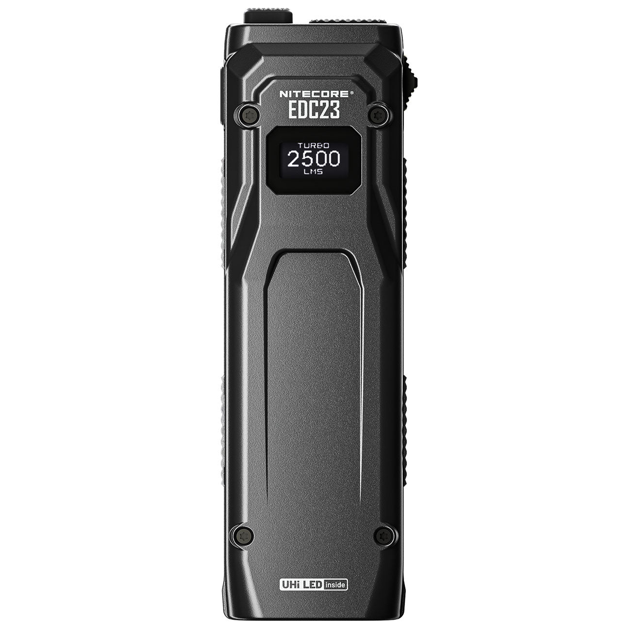 Nitecore EDC23 – flache EDC-Taschenlampe mit 2500 Lumen, OLED-Display, USB-C – für den täglichen EDC-Einsatz – Detailansicht 7