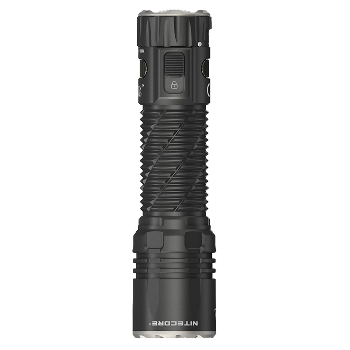 Nitecore EDC35 – LED Taschenlampe mit Spot- & Flutlicht, 5000 Lumen, Akku, USB-C – Akku und Batteriefach, Lichtbild und Leuchtleistung