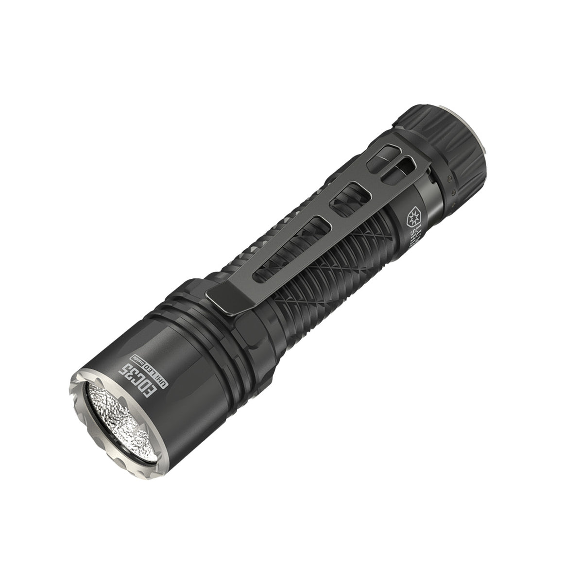 Nitecore EDC35 – LED Taschenlampe mit Spot- & Flutlicht, 5000 Lumen, Akku, USB-C – Lichtbild und Leuchtleistung – Detailansicht 1