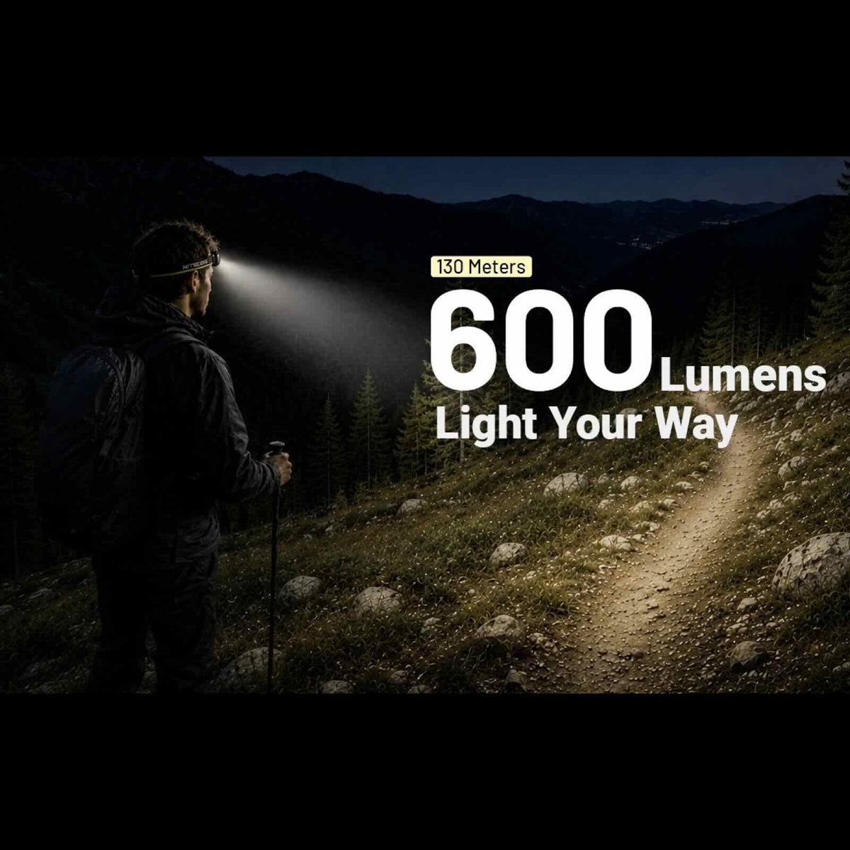 Nitecore HA19 MCT – Stirnlampe mit 600 lm, 3 Farbtemperaturen, RGB & AA-Betrieb