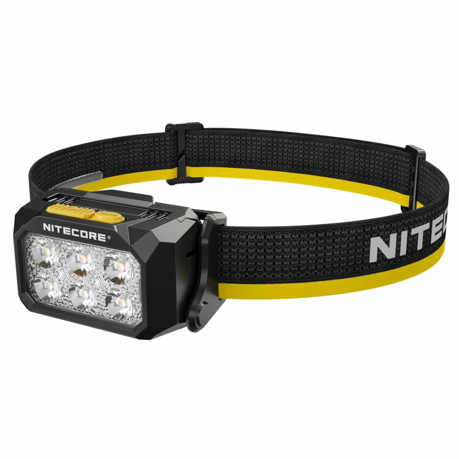 Nitecore HA29 UHE – Stirnlampe mit 3 Lichtfarben, 1200 lm, Rotlicht, USB-C Akku – Kopfband und Tragesystem / Outdoor-Einsatz