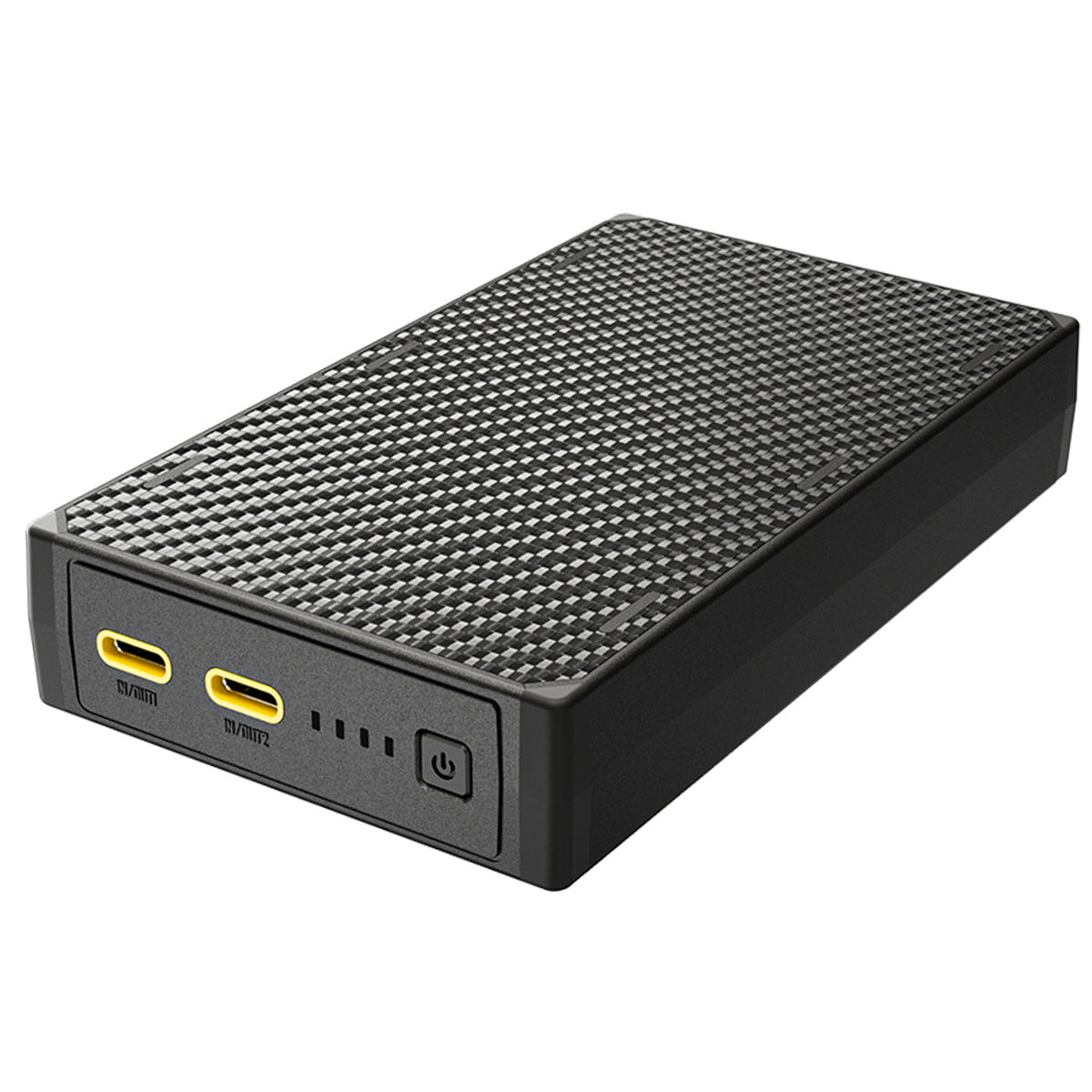 Nitecore NB20000 GEN3 – Carbon Powerbank 20.000mAh, Dual USB-C, Pass-Through – Produktansicht – Detailansicht 1