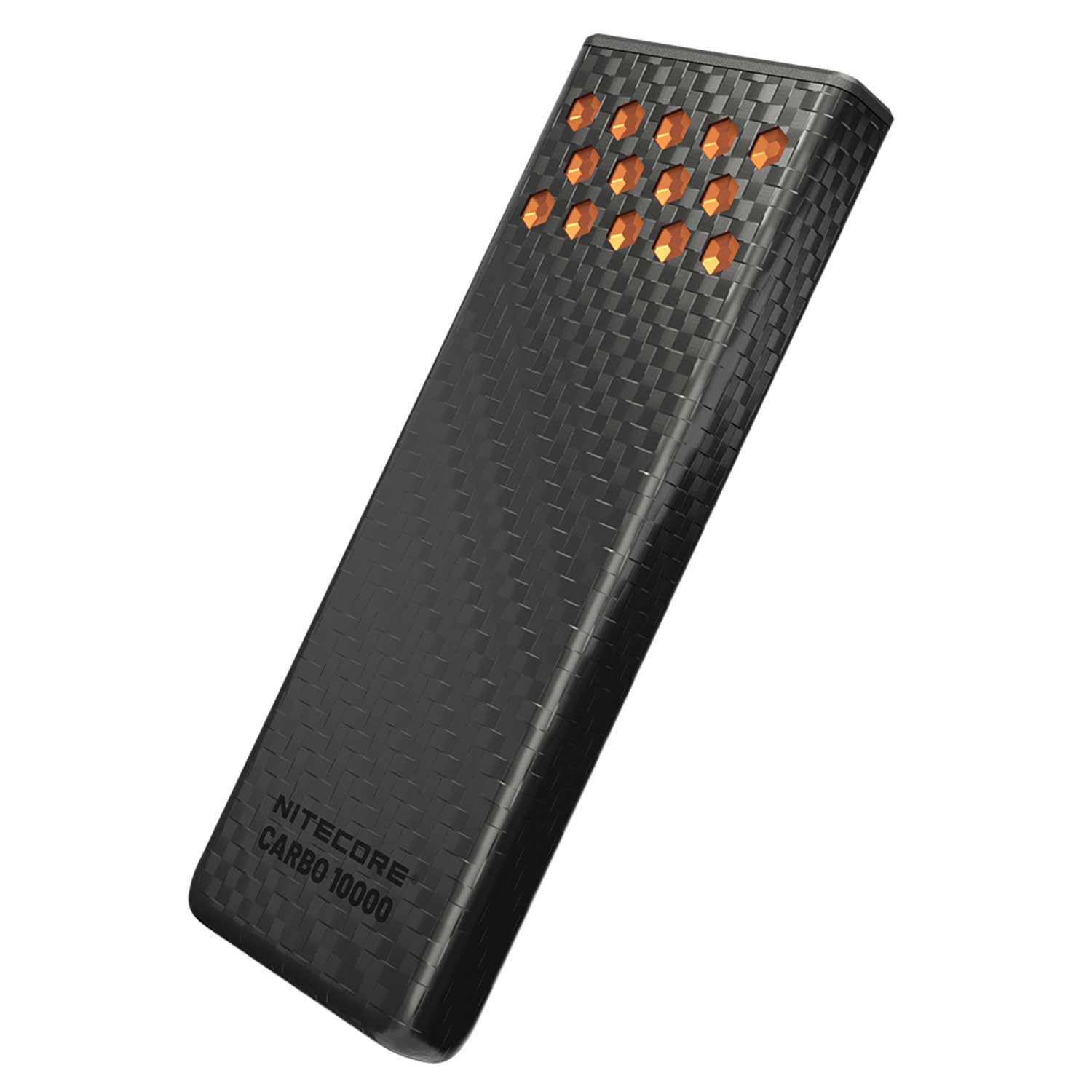 Nitecore CARBO10000 GEN2 – Ultraleichte Carbon Powerbank 10.000 mAh USB-C – Detailansicht