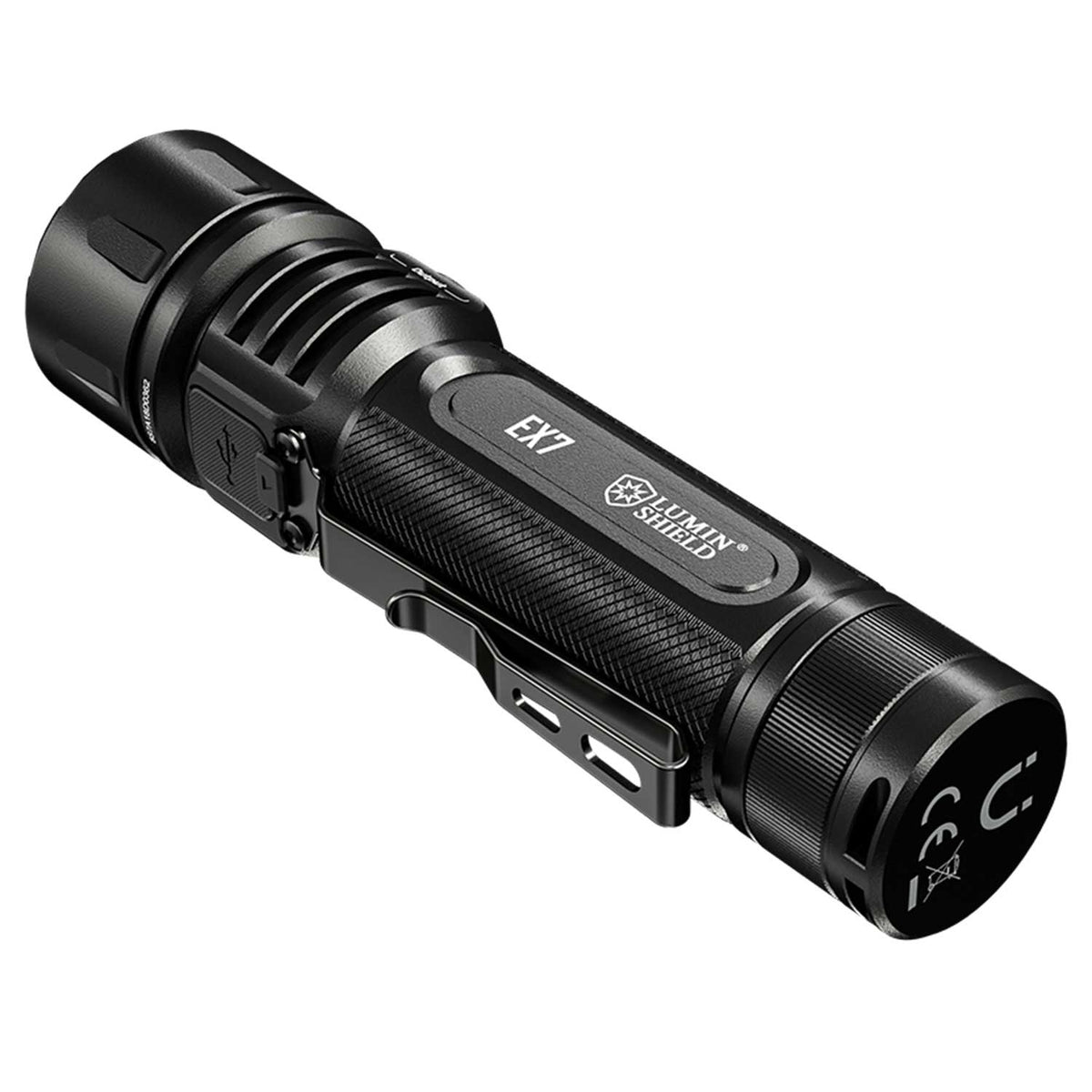 Nitecore EX7 - LED Taschenlampe mit Akku 6000 Lumen Spot- & Flutlicht USB-C – Detailansicht