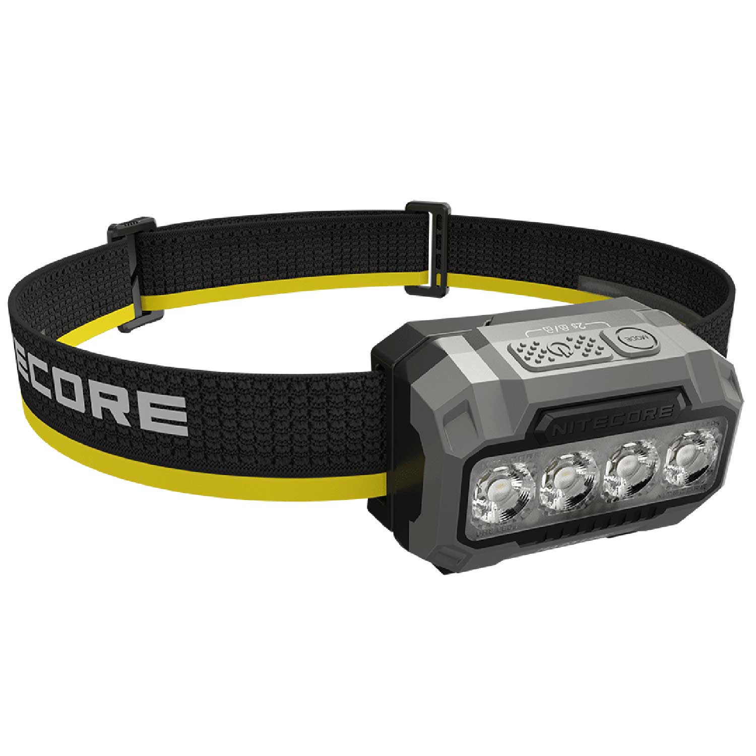 Nitecore HA23 UHE – Stirnlampe mit 600 lm, 3 Lichtfarben, Rotlicht, 3× AAA