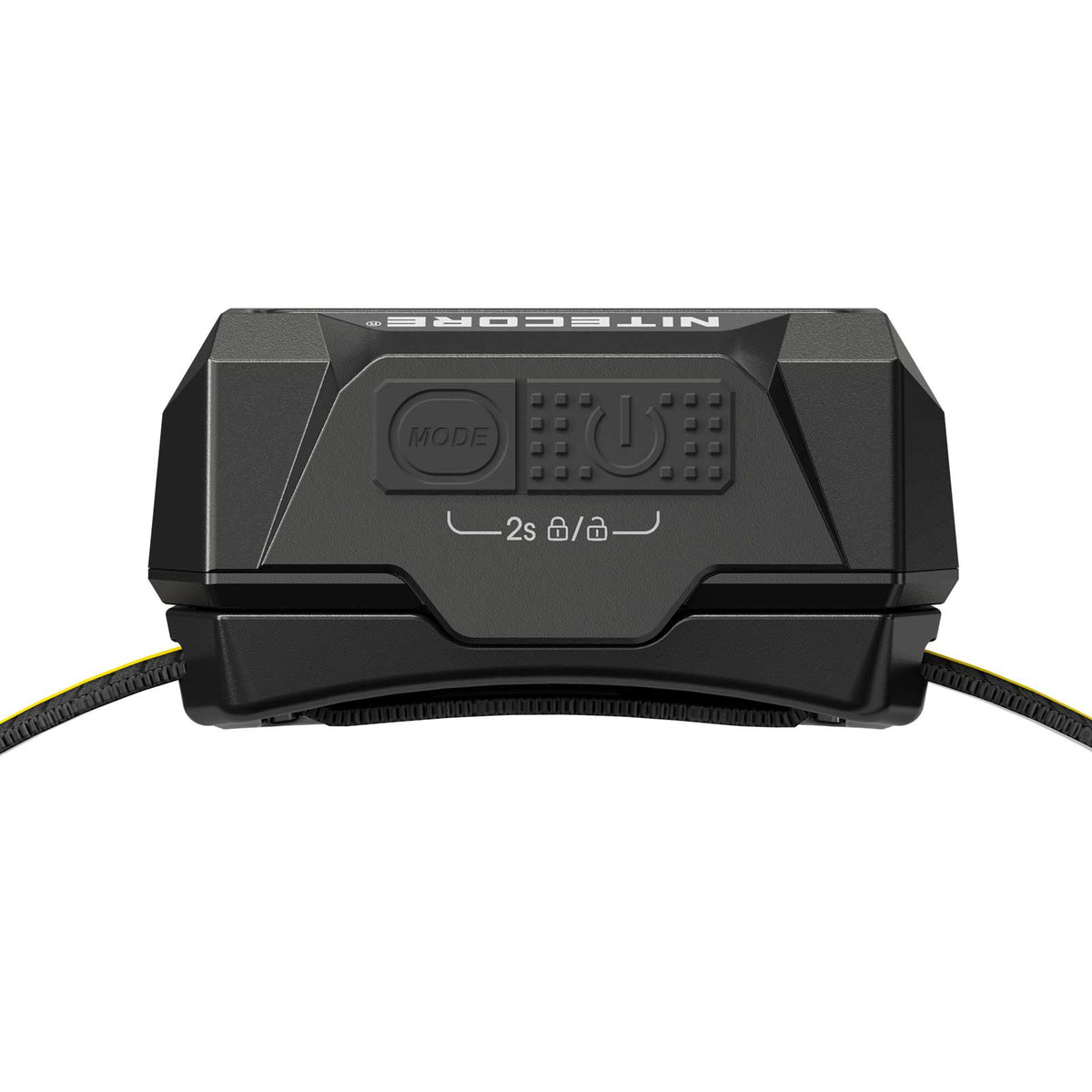 Nitecore HA25 UHE – LED Stirnlampe mit 3 Lichtfarben, 800 Lumen, Rotlicht, USB-C Akku – Schalter und Endkappe, Kopfband und Tragesystem