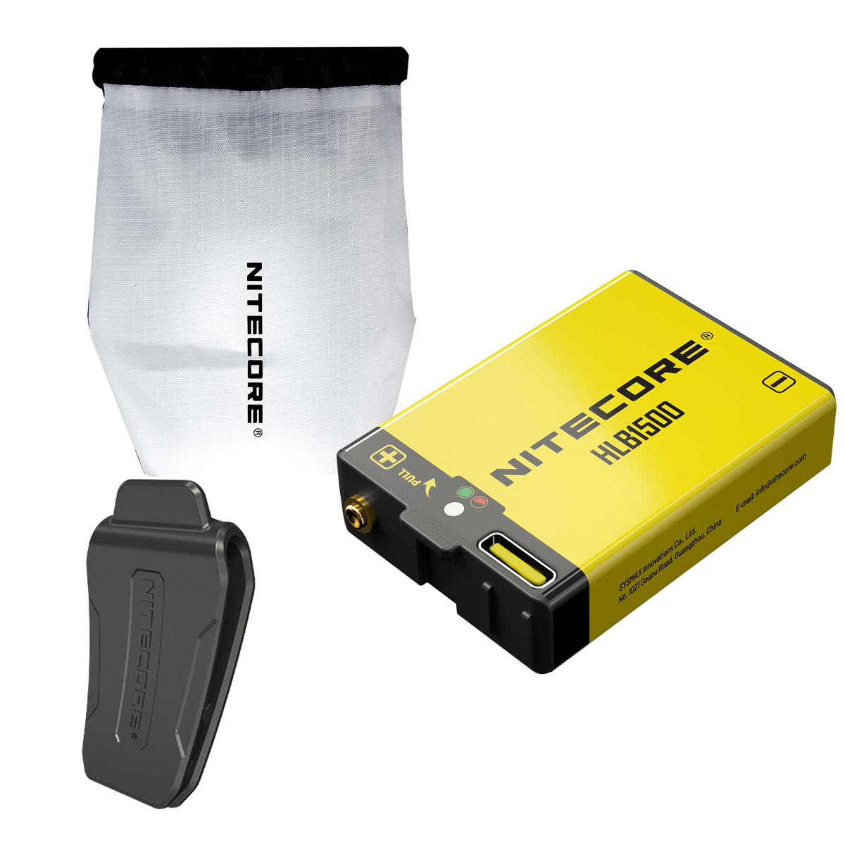 Nitecore HA25 UHE – LED Stirnlampe mit 3 Lichtfarben, 800 Lumen, Rotlicht, USB-C Akku – Lieferumfang und Verpackung, Kopfband und Tragesystem – Detailansicht 11