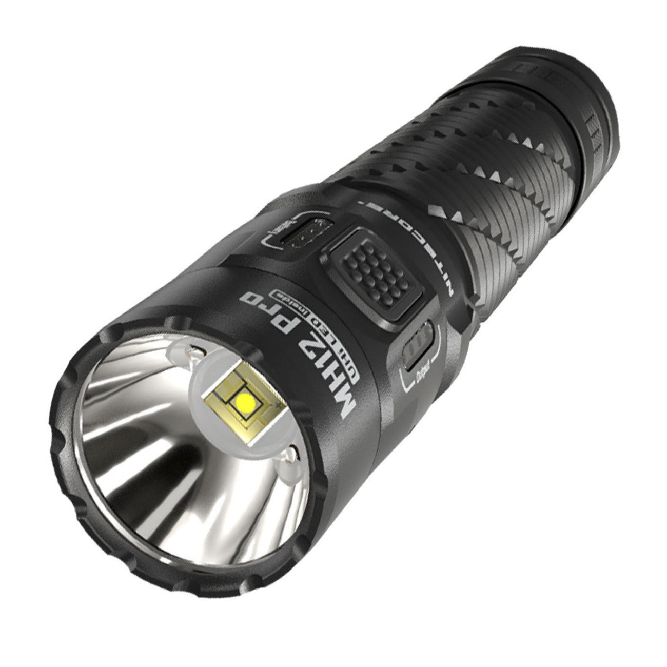 Nitecore MH12 Pro – EDC-Taschenlampe mit 3300 Lumen, 5300mAh Akku & USB-C (B-Ware) – Detailansicht