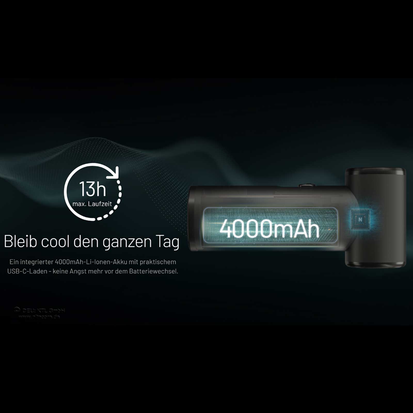 Nitecore NEF01 – Mini Highspeed Handventilator in 2 Farben – USB-C Ladefunktion