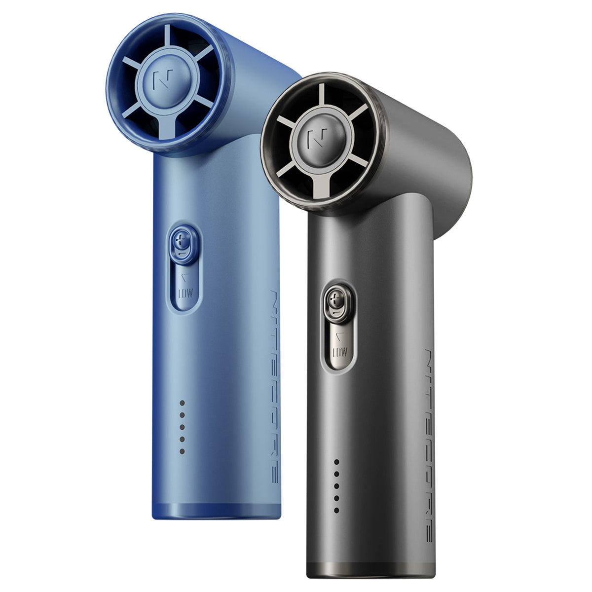 Nitecore NEF01 – Mini Highspeed Handventilator in 2 Farben – Größenvergleich in der Hand