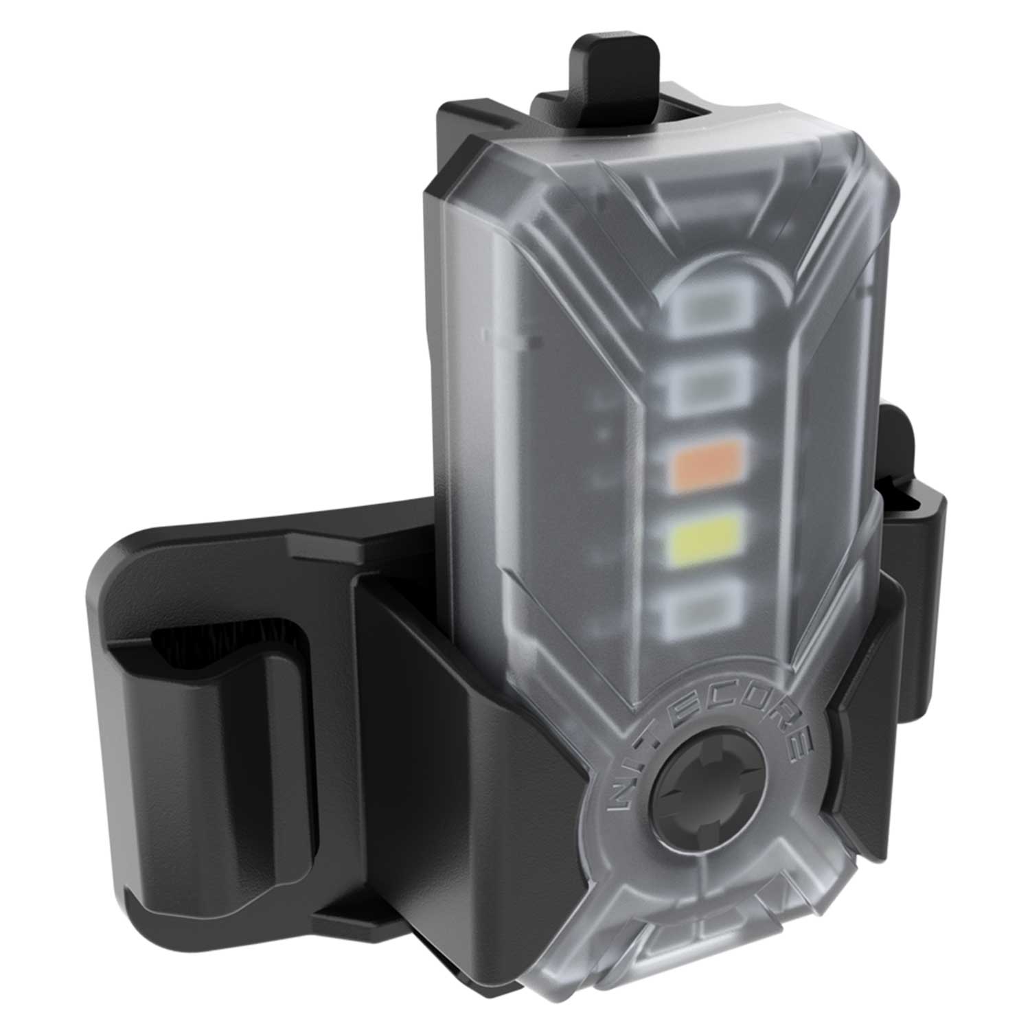 Nitecore NU07 LE – Kompakte USB-C Signalleuchte mit 5 Lichtfarben ARC & MOLLE kompatibel – Detailansicht
