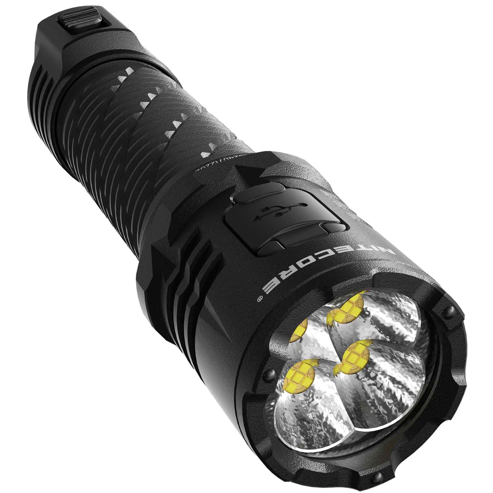 Nitecore P27iX Polizei Taschenlampe - Ansicht seitlich vorn
