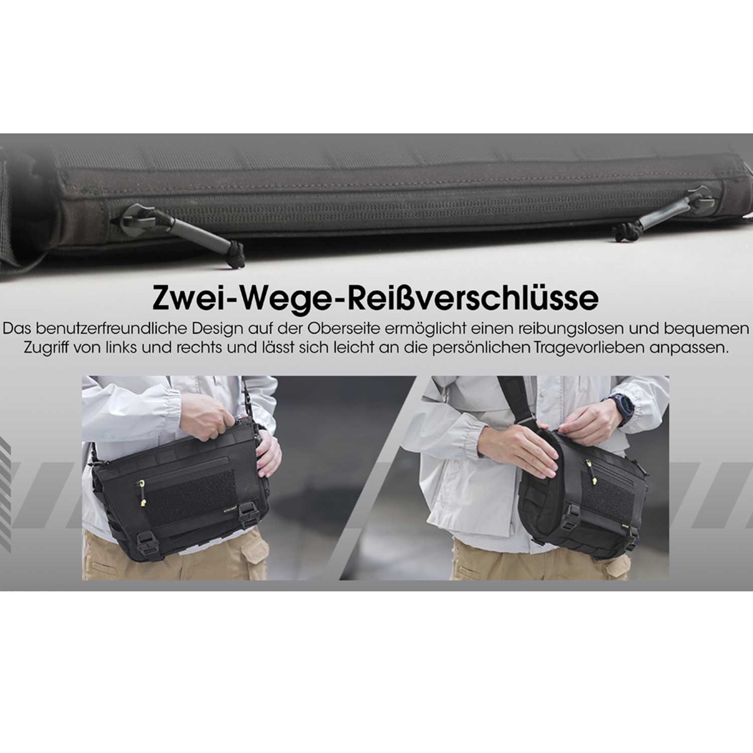 Nitecore SLB06 - EDC-Slingbag 7 Liter mir Zwei-Wege-Reisverschluss
