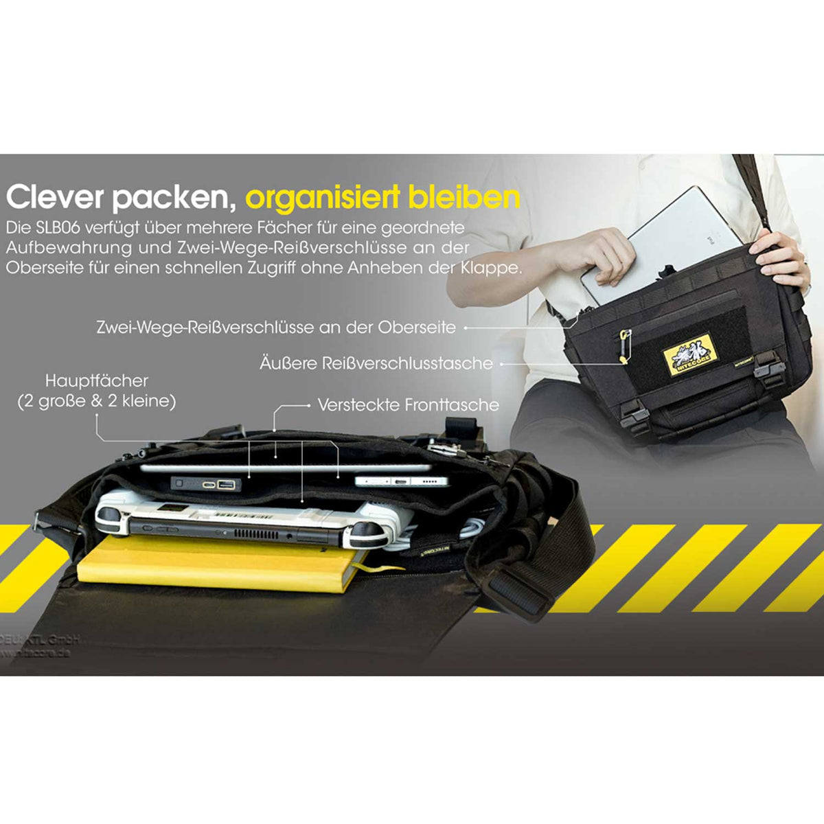 Nitecore SLB06 - EDC-Slingbag 7 Liter für Notebook & Zubehör