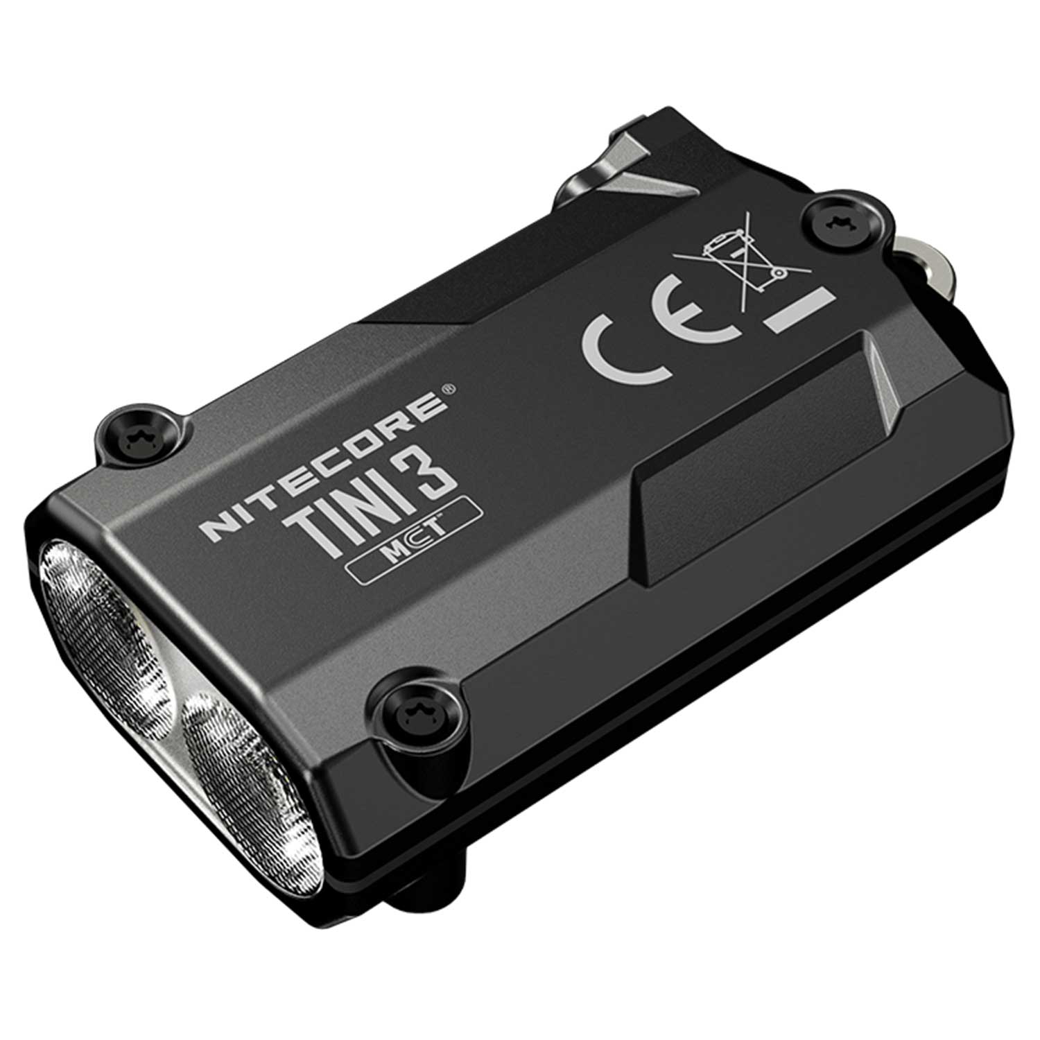 Nitecore TINI 3 LED Schlüsselbundlampe 600 Lumen 3000k-6500k USB-C in 3 Farben – Detailansicht