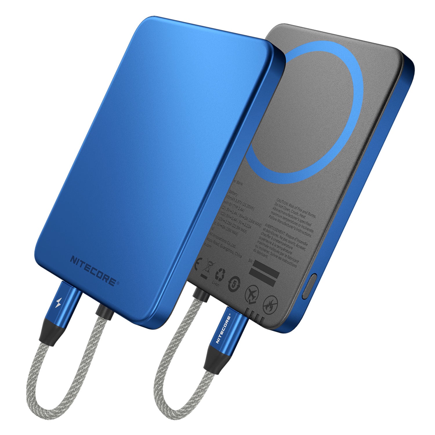 Nitecore POCKET 5 – magnetische Powerbank mit 5000mAh und USB-C Kabel – Produktansicht – Detailansicht 7