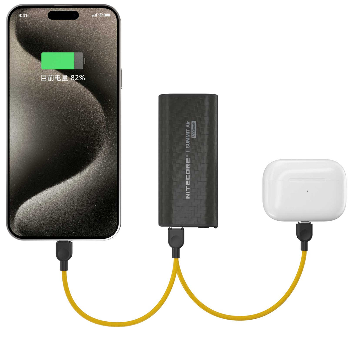 Nitecore SUMMIT Air – 8000mAh Powerbank mit 2x USB-C, kältebeständig bis -40 °C