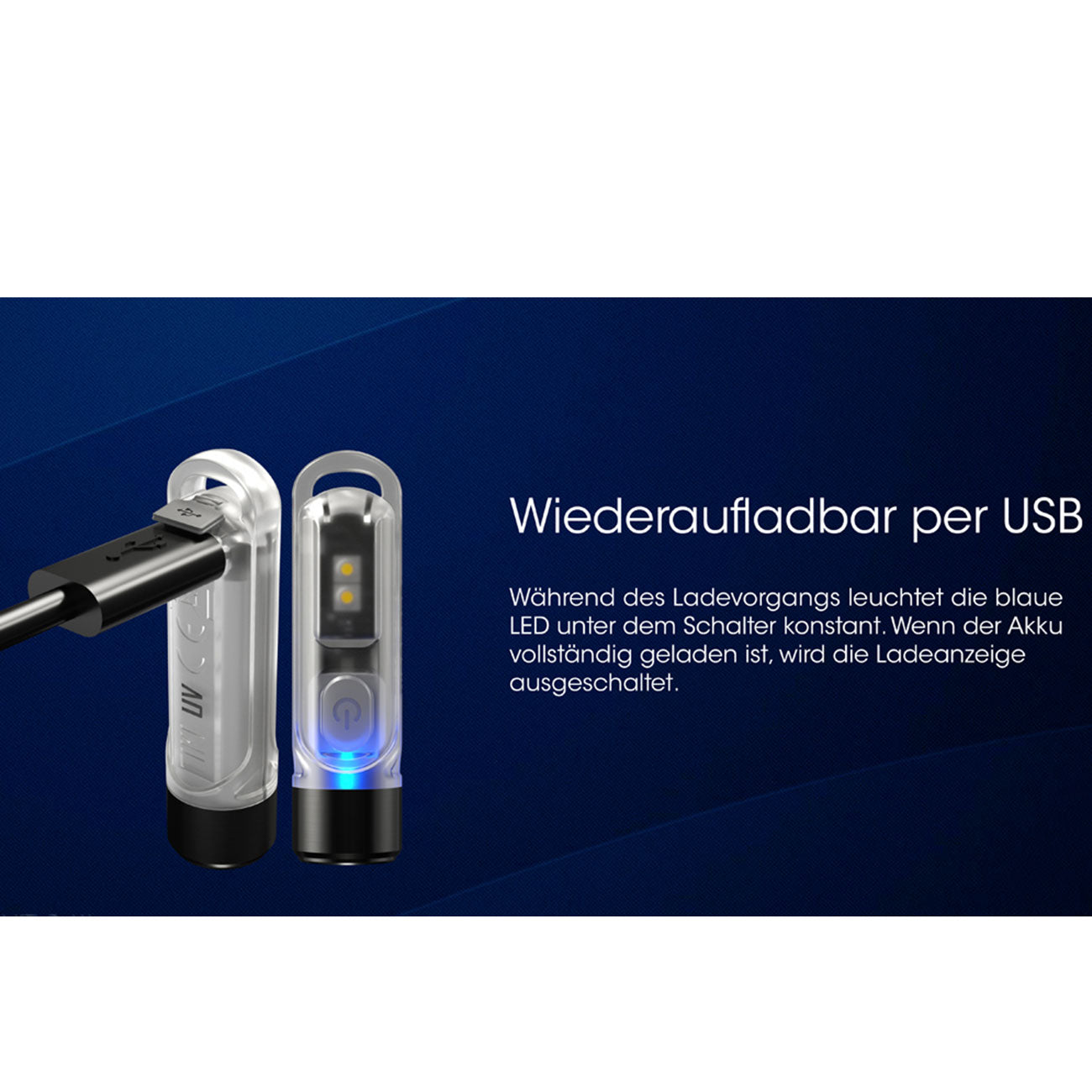 Nitecore TIKI Schlüsselbundlampe in 5 Varianten – Detailansicht