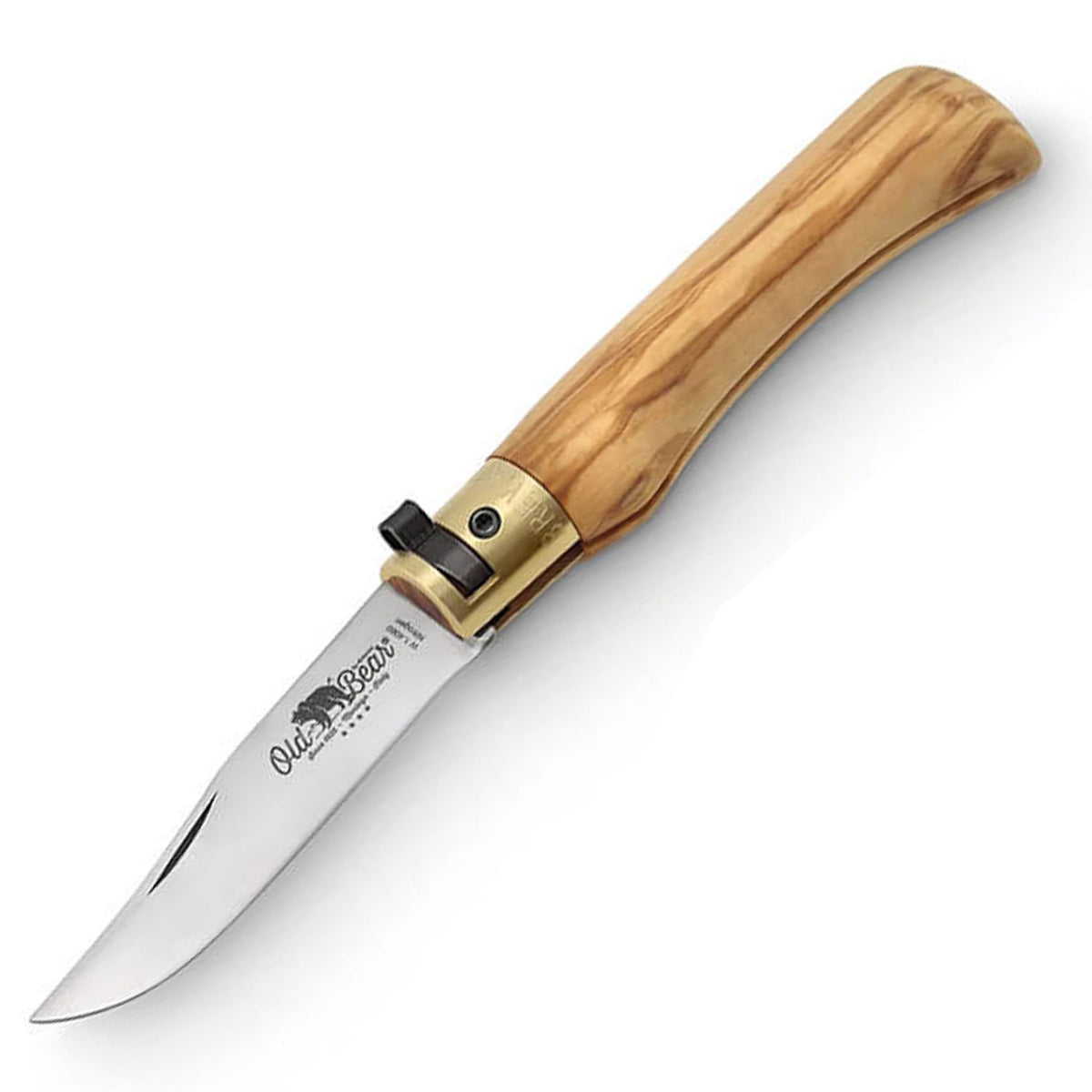 Old Bear S Olive - Taschenmesser mit Olivenholzgriff