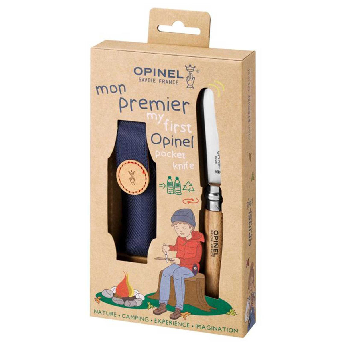 Opinel No 07 - Mein erstes Opinel - Kindermesser - Ansicht Karton & Verpackung
