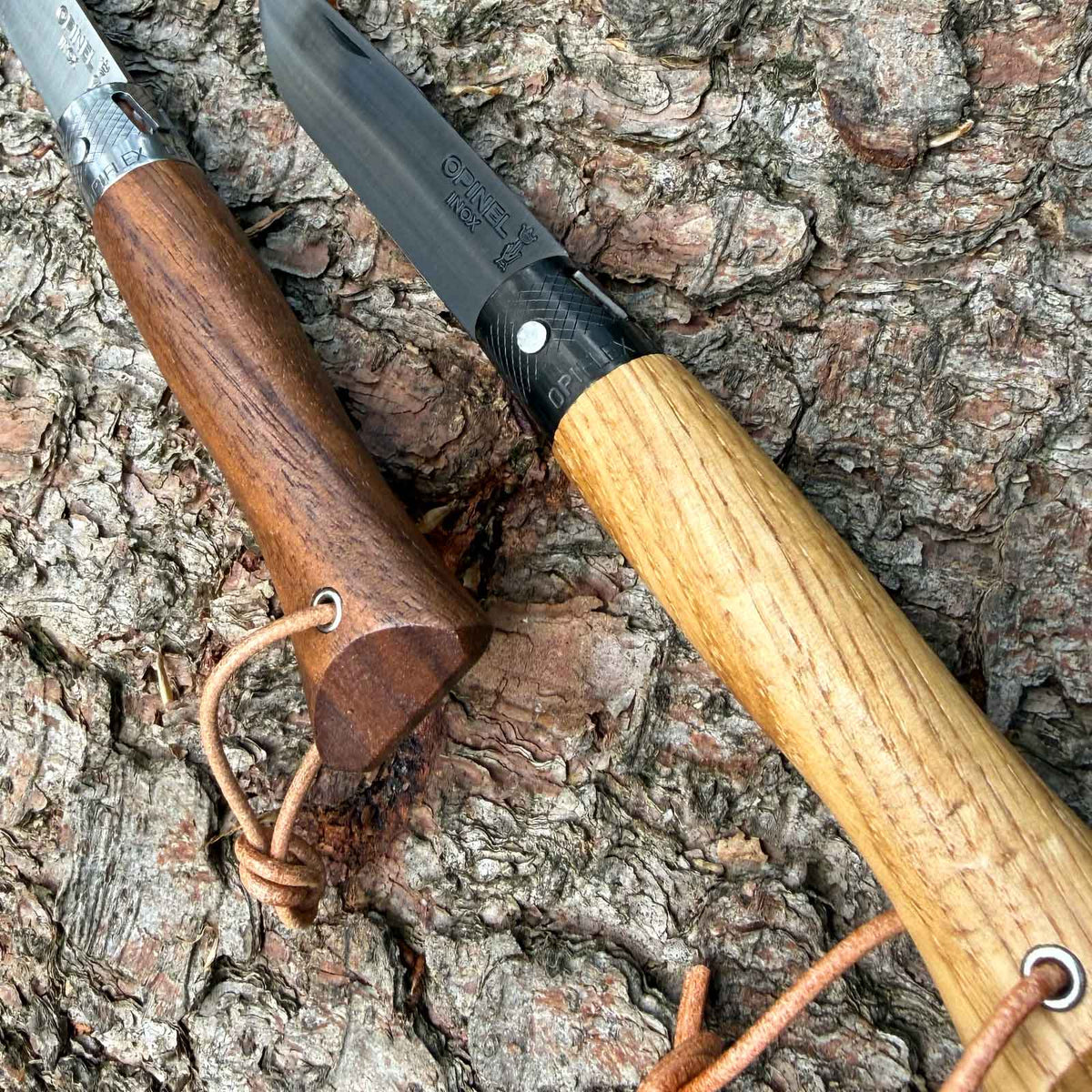 Opinel néo6 Taschenmesser - Detailansicht Holzgriff
