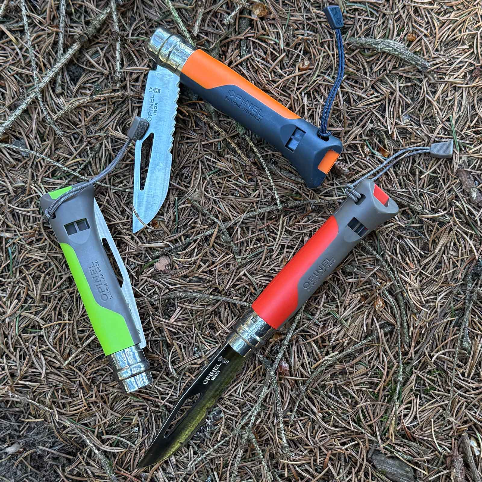 Opinel No 08 Outdoor Sports Taschenmesser in 4 Farben – für Outdoor und Camping – Detailansicht 4