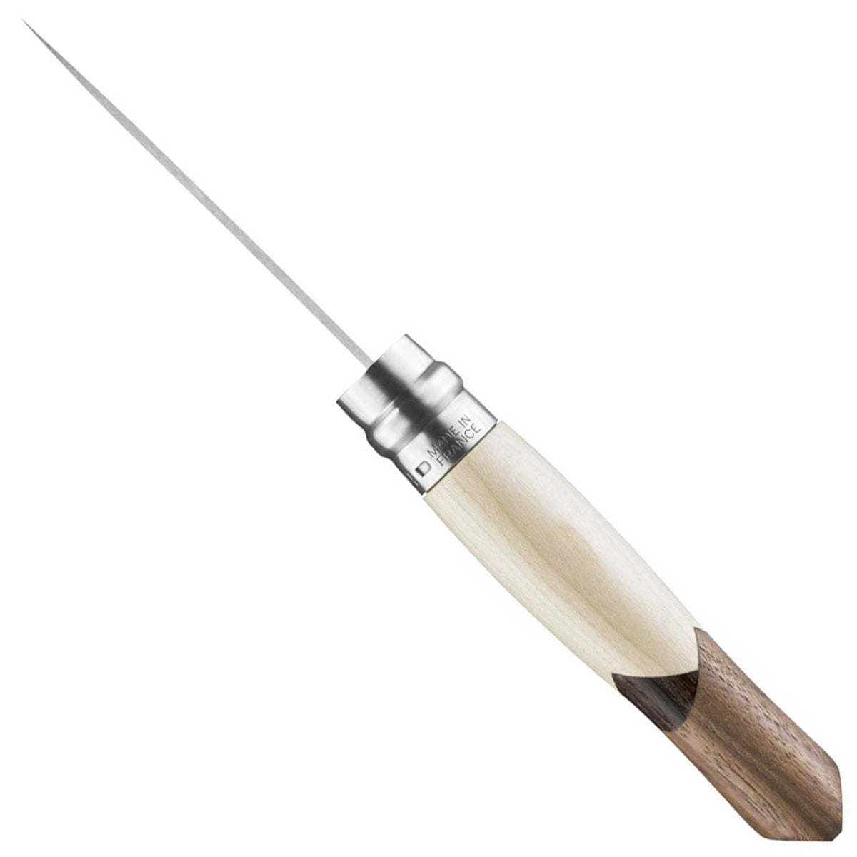 Opinel No 09 Cime – Edles Sammlermesser mit Griff aus 3 Holzarten – Detailansicht