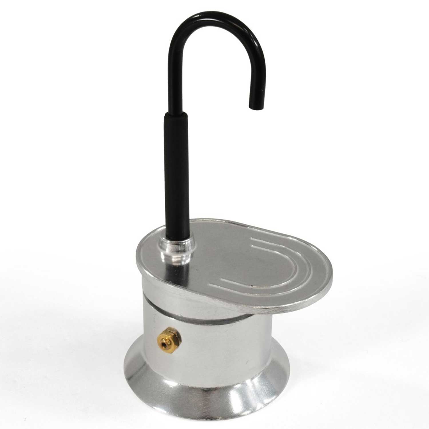 Origin Outdoors Espresso Maker Alu – Mini Espressokocher für Gaskocher & E-Herd – Detailansicht