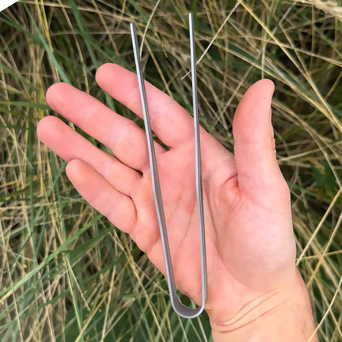 Origin Outdoors Titan Grillzange – Langlebig & leicht beim Grillen draußen – Detailansicht